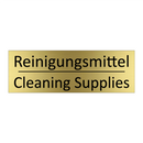 Reinigungsmittel - Cleaning Supplies