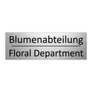 Blumenabteilung - Floral Department
