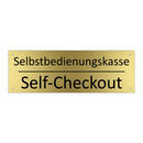 Selbstbedienungskasse - Self-Checkout