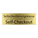 Selbstbedienungskasse - Self-Checkout