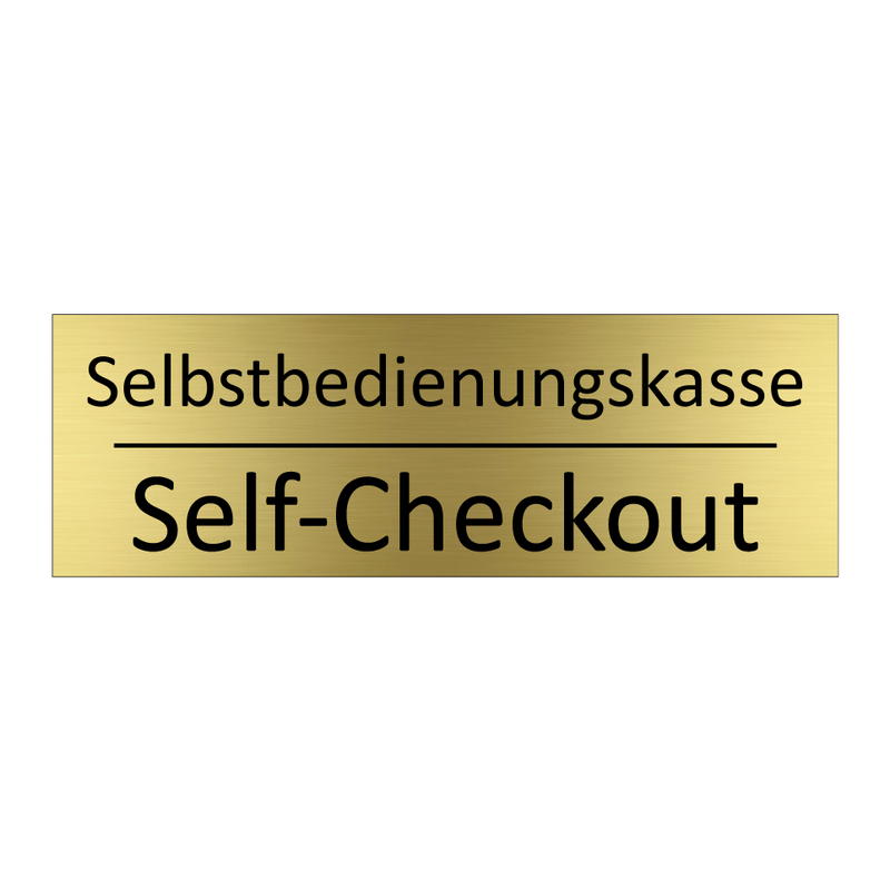 Selbstbedienungskasse - Self-Checkout
