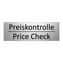 Preiskontrolle - Price Check