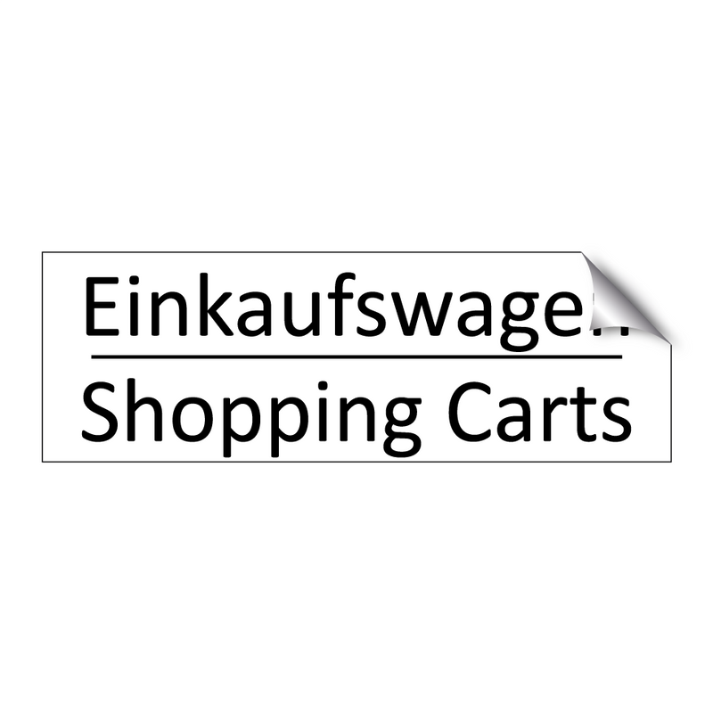 Einkaufswagen - Shopping Carts