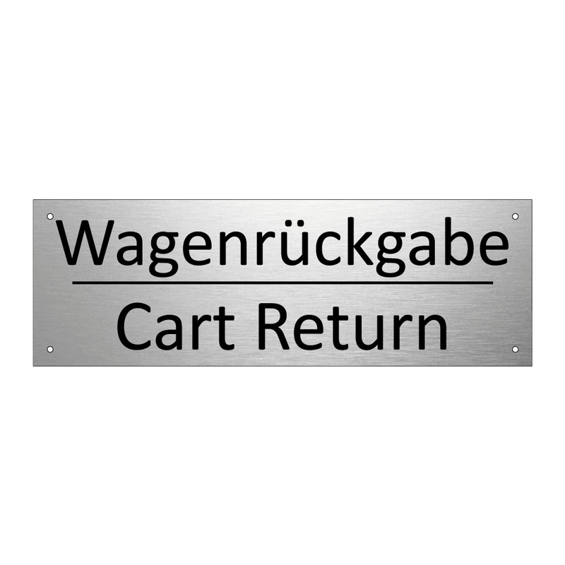 Wagenrückgabe - Cart Return