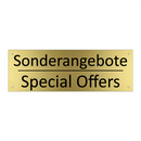 Sonderangebote - Special Offers