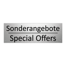 Sonderangebote - Special Offers