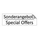 Sonderangebote - Special Offers