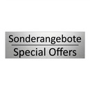 Sonderangebote - Special Offers
