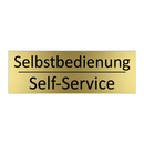 Selbstbedienung - Self-Service