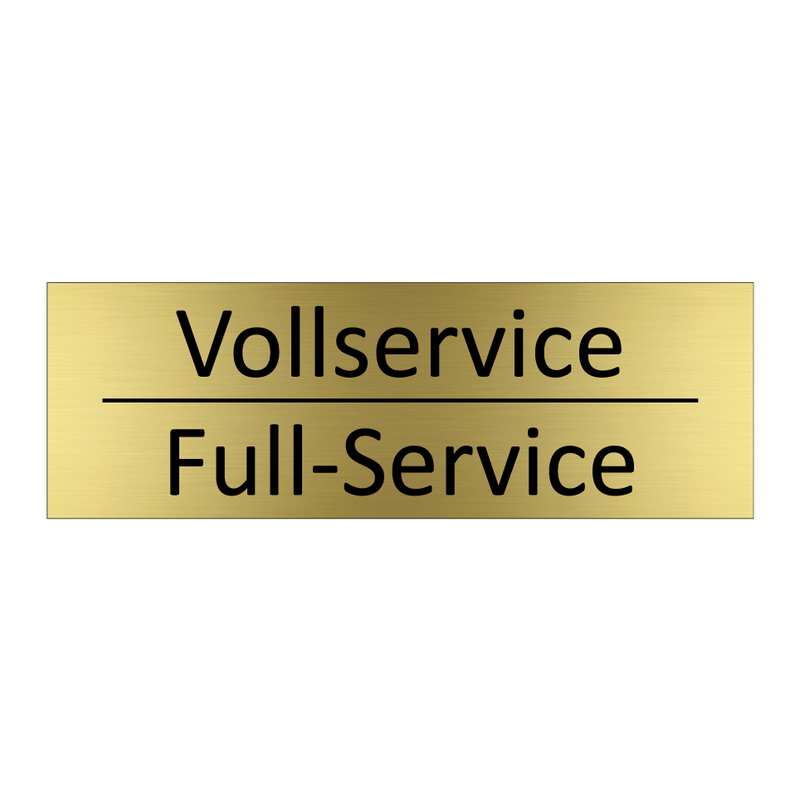 Vollservice - Full-Service