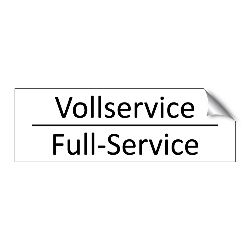 Vollservice - Full-Service