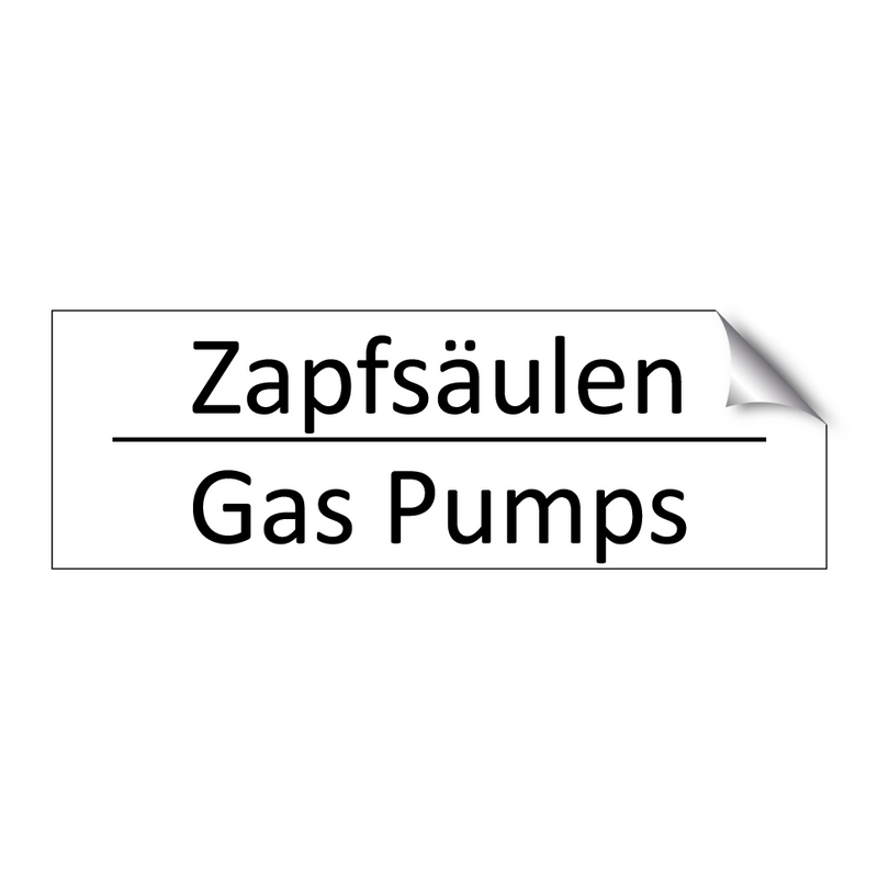 Zapfsäulen - Gas Pumps