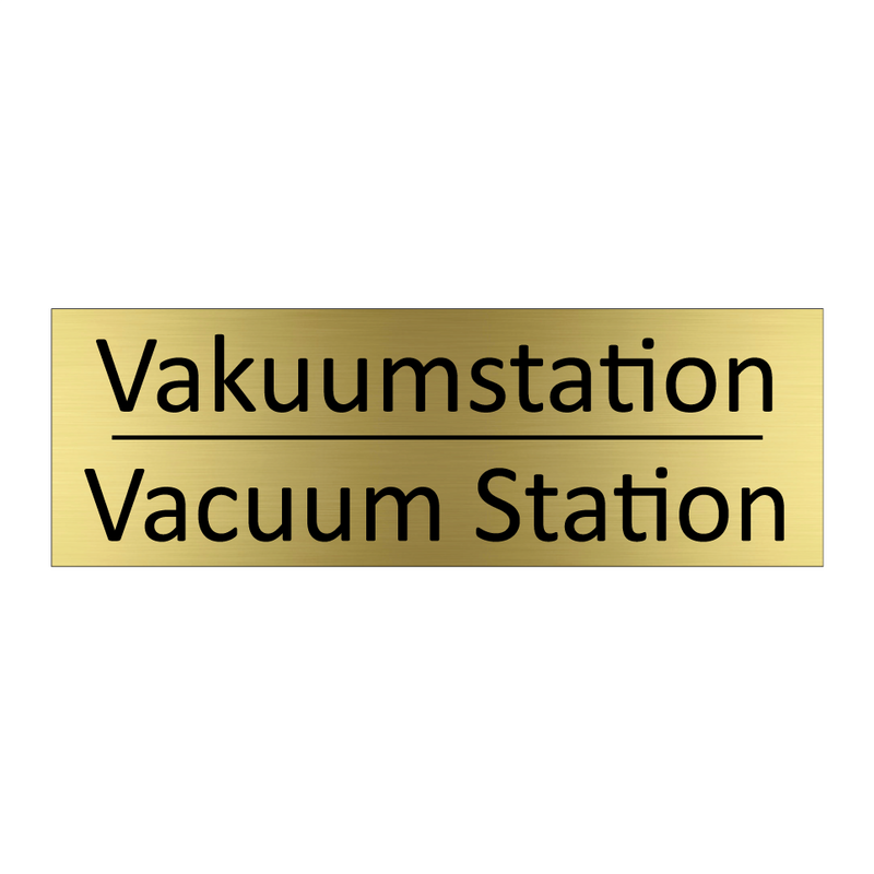 Vakuumstation - Vacuum Station