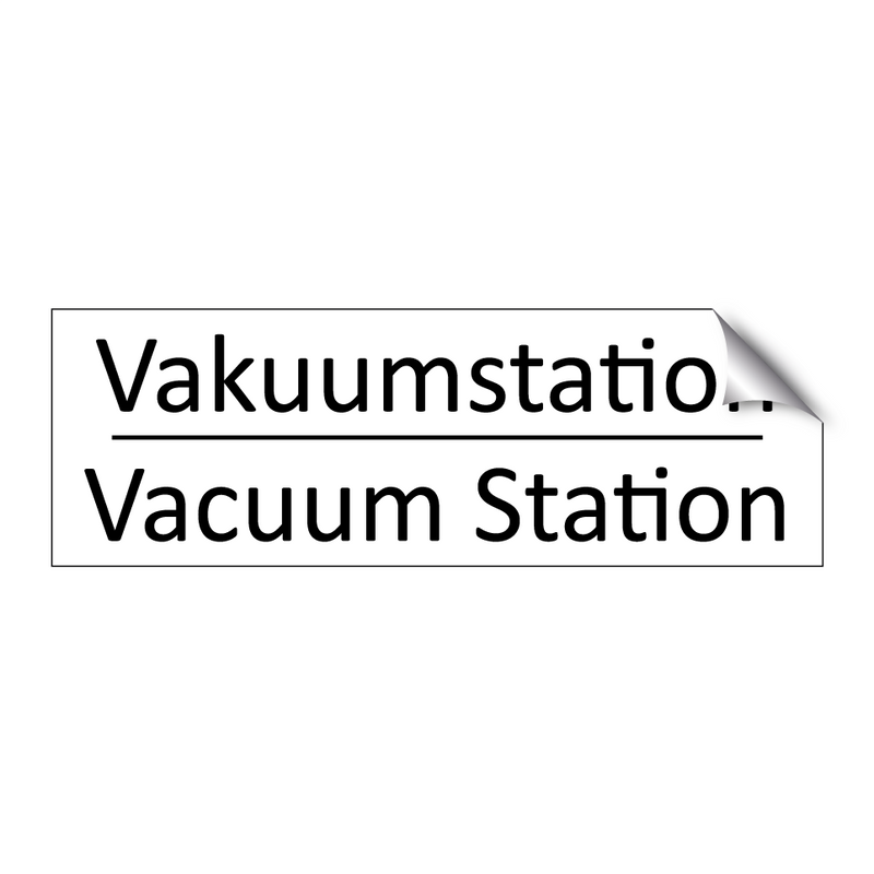 Vakuumstation - Vacuum Station