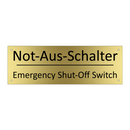 Not-Aus-Schalter - Emergency Shut-Off Switch