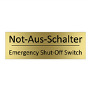 Not-Aus-Schalter - Emergency Shut-Off Switch