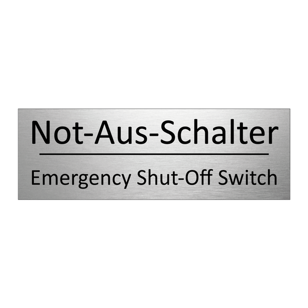 Not-Aus-Schalter - Emergency Shut-Off Switch