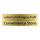 Lebensmittelgeschäft - Convenience Store
