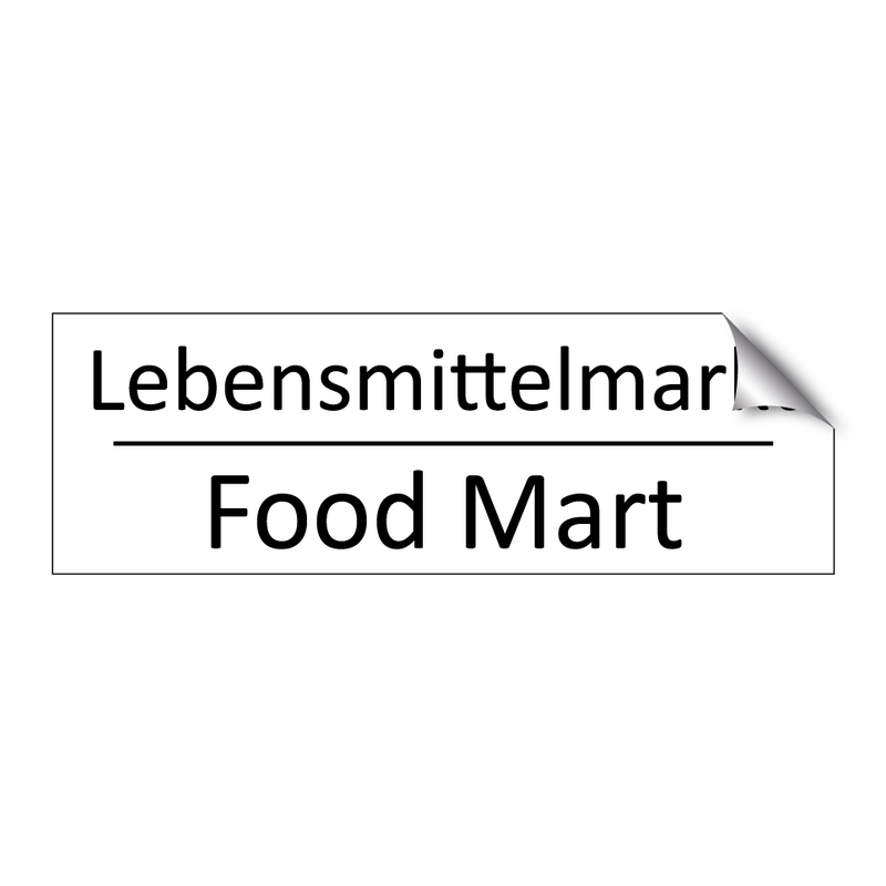 Lebensmittelmarkt - Food Mart
