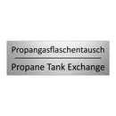 Propangasflaschentausch - Propane Tank Exchange
