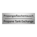 Propangasflaschentausch - Propane Tank Exchange