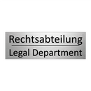 Rechtsabteilung - Legal Department
