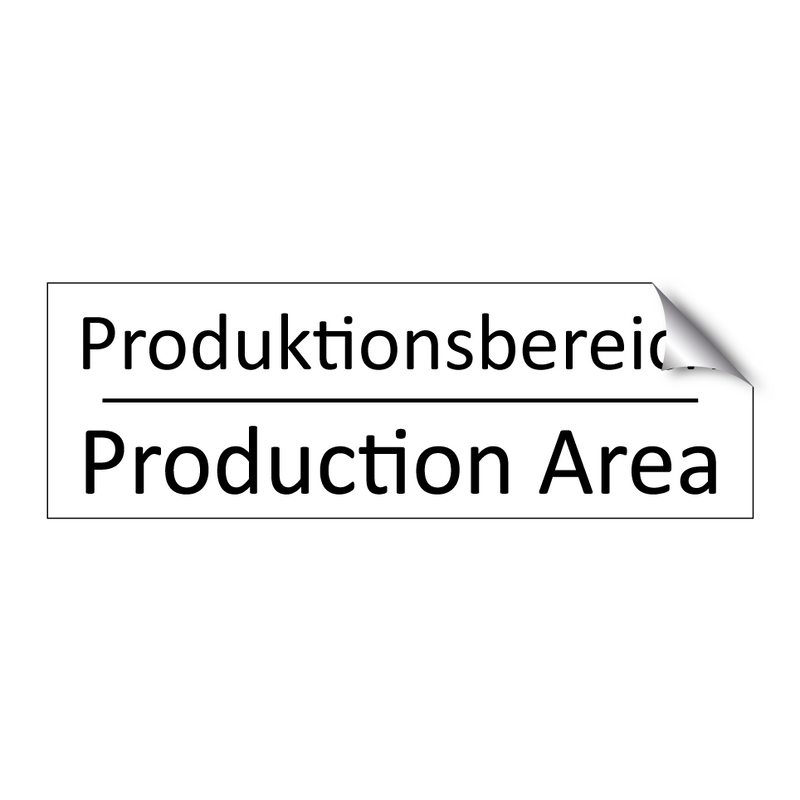Produktionsbereich - Production Area