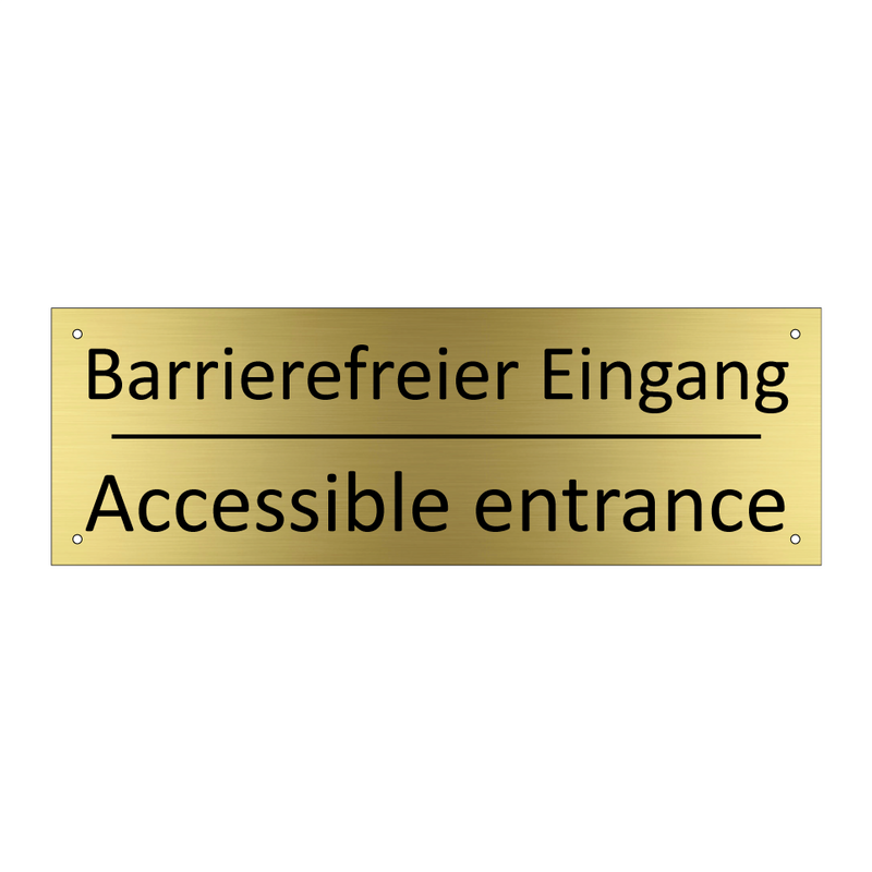 Barrierefreier Eingang - Accessible entrance
