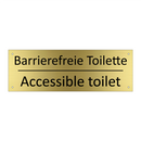 Barrierefreie Toilette - Accessible toilet