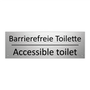 Barrierefreie Toilette - Accessible toilet
