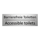 Barrierefreie Toiletten - Accessible toilets