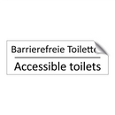 Barrierefreie Toiletten - Accessible toilets