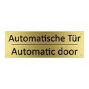 Automatische Tür - Automatic door