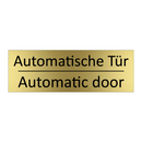 Automatische Tür - Automatic door