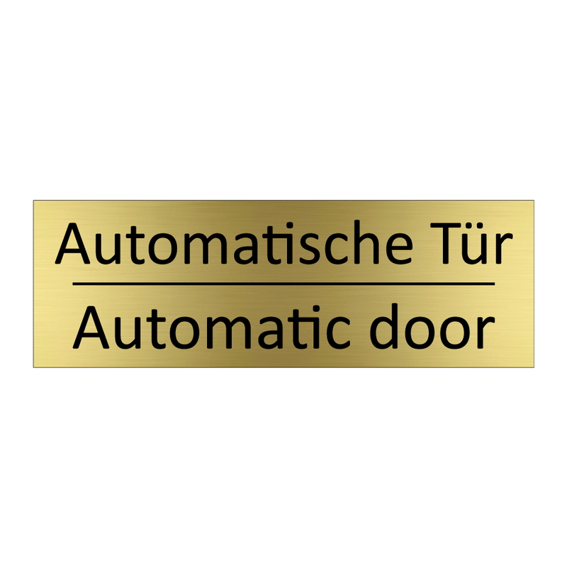 Automatische Tür - Automatic door