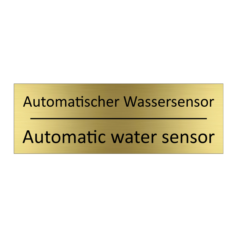 Automatischer Wassersensor - Automatic water sensor