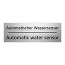 Automatischer Wassersensor - Automatic water sensor