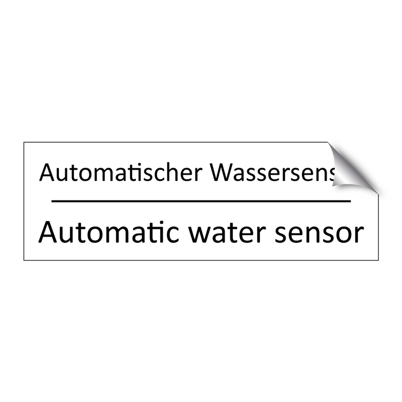 Automatischer Wassersensor - Automatic water sensor