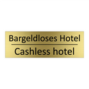 Bargeldloses Hotel - Cashless hotel