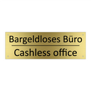 Bargeldloses Büro - Cashless office