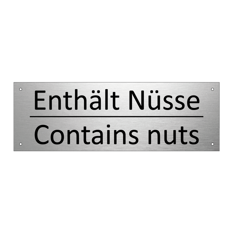 Enthält Nüsse - Contains nuts
