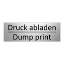 Druck abladen - Dump print