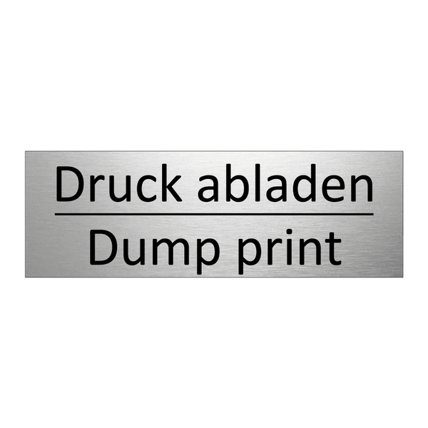 Druck abladen - Dump print