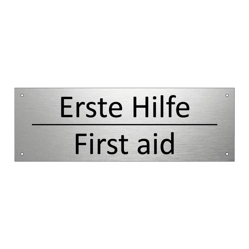 Erste Hilfe - First aid