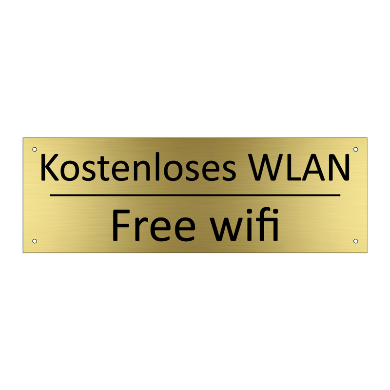 Kostenloses WLAN - Free wifi