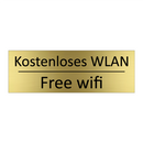Kostenloses WLAN - Free wifi
