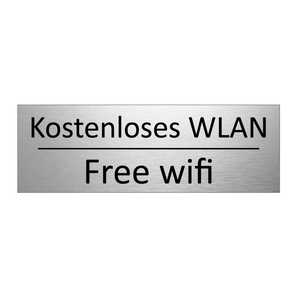 Kostenloses WLAN - Free wifi
