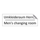 Umkleideraum Herren - Men's changing room