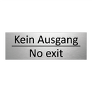 Kein Ausgang - No exit