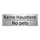 Keine Haustiere - No pets